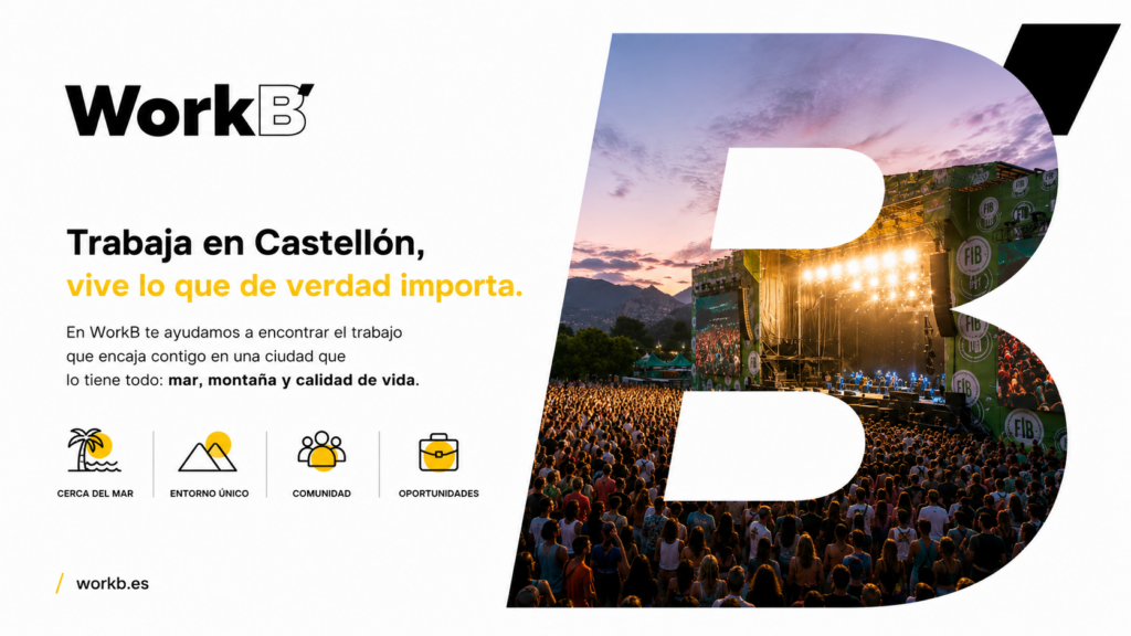 fib benicàssim 2026 trabajo remoto